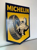 MICHELIN banden oud reclamebord 1941, Reclamebord, Gebruikt, Ophalen of Verzenden