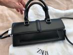 Zara NEW zwarte tas met klep, Handtassen en Accessoires, Tassen | Damestassen, Ophalen of Verzenden, Nieuw, Zwart, Handtas