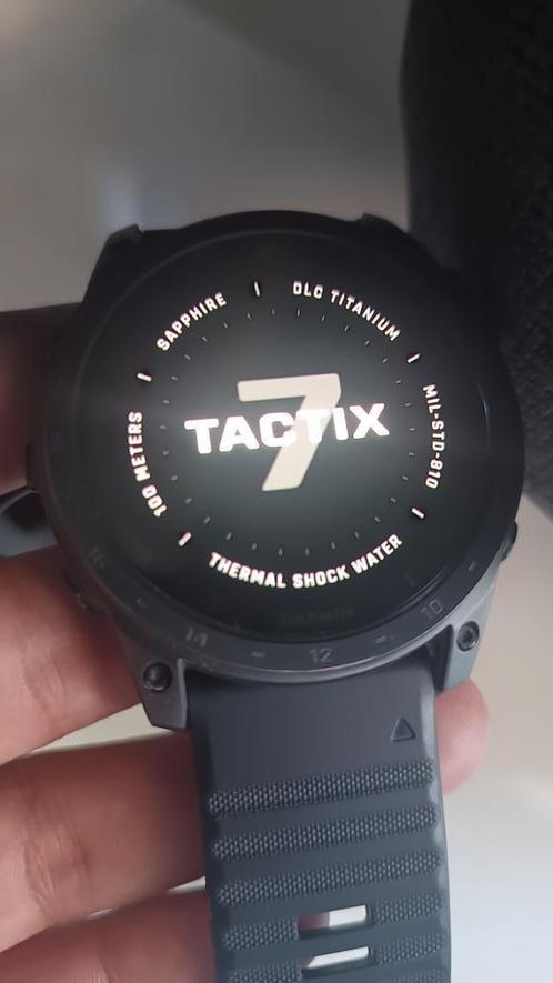 Garmin Tactix 7 AMOLED Edition, Handtassen en Accessoires, Smartwatches, Zo goed als nieuw, Windows, Zwart, Afstand, Calorieverbanding