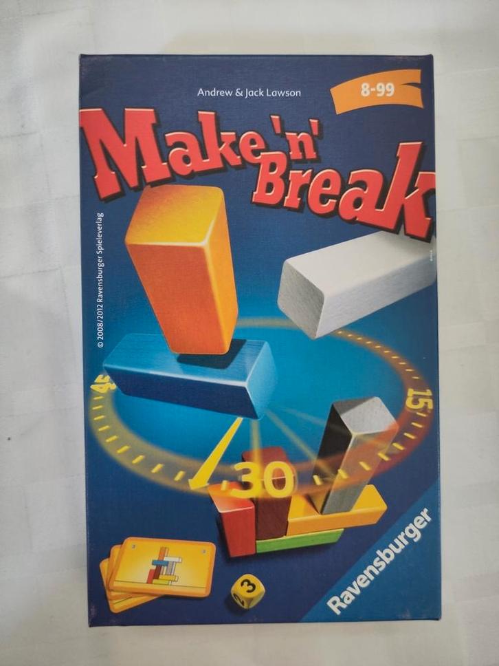 Pocketspel make n break en 'geen ja geen nee', Hobby en Vrije tijd, Gezelschapsspellen | Overige, Ophalen of Verzenden