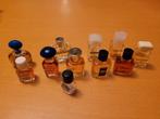 lot parfum miniaturen, Ophalen of Verzenden, Nieuw, Miniatuur, Gevuld