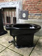 zwart bidet - jaren 50, porselein, Ophalen, Gebruikt, Overige typen