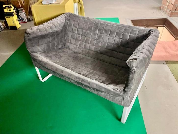 Ikea Knopparp 2-zitsbank, Huis en Inrichting, Zetels | Zetels, Gebruikt, Rechte bank, Tweepersoons, Minder dan 150 cm, 75 tot 100 cm