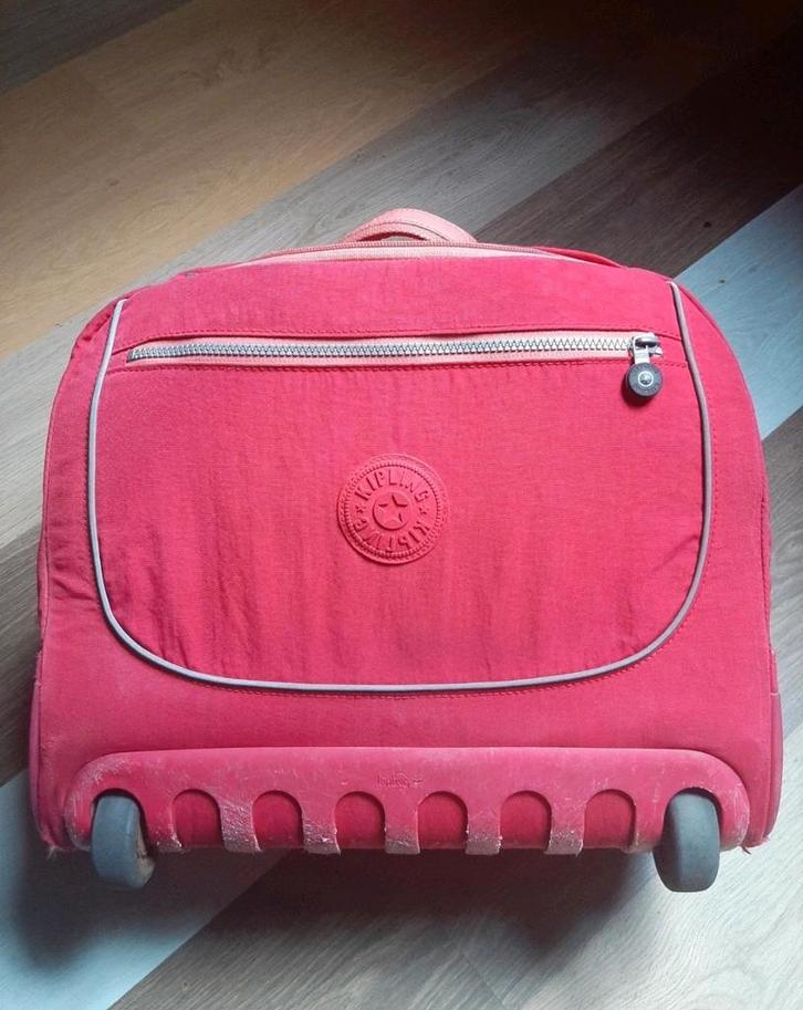 Roze Kipling schooltas met wieltjes, Handtassen en Accessoires, Tassen | Schooltassen, Roze, Ophalen