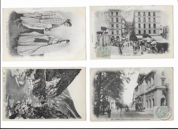 Cartes postales d'Algérie - 4 pièces - anciennes., Enlèvement ou Envoi, Avant 1920, Affranchie, Hors Europe