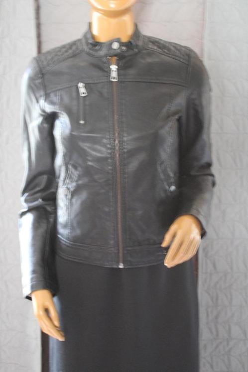 Vero moda Jacket Lederlook Zwart Small, Kleding | Dames, Jassen | Zomer, Zo goed als nieuw, Maat 36 (S), Zwart, Ophalen of Verzenden