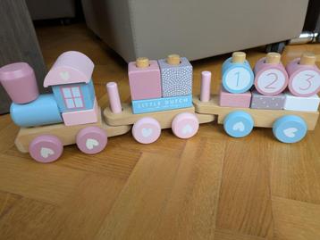 Houten blokkentrein little dutch beschikbaar voor biedingen