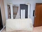GRATIS: 2-persoonsbed, op te halen, Huis en Inrichting, Slaapkamer | Bedden, Ophalen, Gebruikt, Modern, strak, proper, Wit