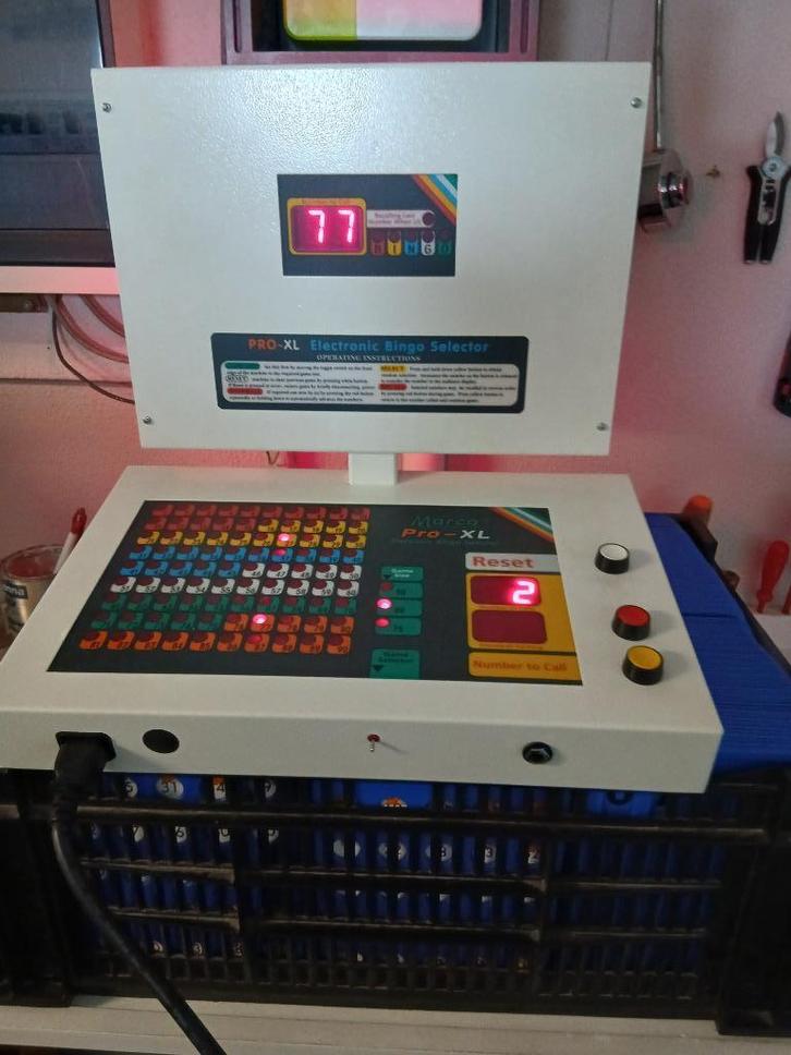 Bingo electronisch, Hobby en Vrije tijd, Gezelschapsspellen | Overige, Zo goed als nieuw, Ophalen of Verzenden