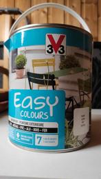Peinture easy color v33 blanc satiné, Bricolage & Construction, Enlèvement, Comme neuf, Blanc, Peinture