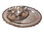 Wolfers Frères - Zilveren Schotel & Sauskom - 1.8 kg - .800, Antiek en Kunst, Ophalen of Verzenden, Zilver
