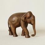 houten olifant uniek ambacht uit Zuidoost-Azië, Antiek en Kunst, Ophalen of Verzenden