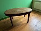 Eiken salontafel om te pimpen, Antiek, 100 à 150 cm, Enlèvement, Utilisé