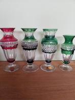 Vases en cristal Val Saint Lambert 3 VSL, Antiquités & Art, Enlèvement ou Envoi