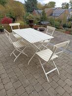 terras tafel en stoelen, Tuin en Terras, Tuinsets en Loungesets, Ophalen of Verzenden, Stoel, Tuinset