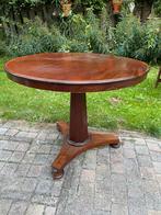 William IV regancy centre table rond met tilt top, Ophalen