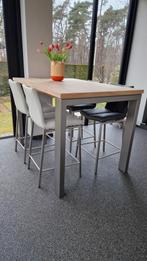 Xooon bartafel met barstoelen, Huis en Inrichting, Tafels | Eettafels, Ophalen, Zo goed als nieuw