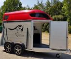 ALUMINIUM 2-paards+ ZADELKAMER, Ophalen, Nieuw, Aluminium, 2-paards trailer