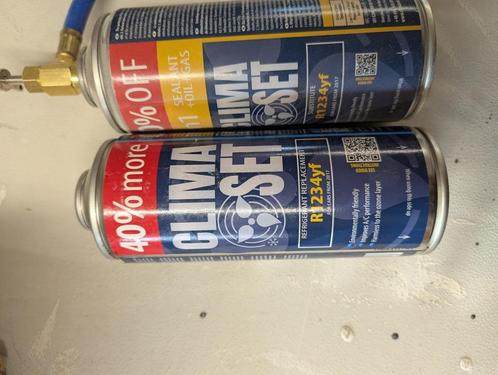 Air Conditioning Refill - clima set r1234yf met manometer, Auto-onderdelen, Airco en Verwarming, Ophalen