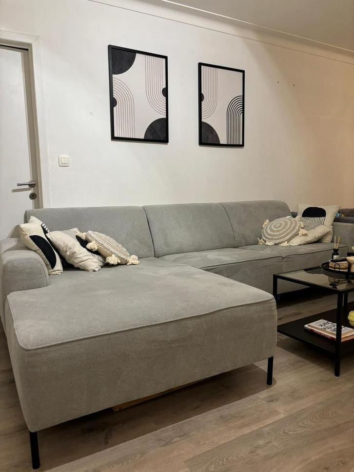 Zetel, Huis en Inrichting, Fauteuils, Gebruikt, Stof, 125 cm of meer, 100 tot 125 cm, Ophalen