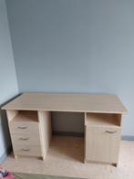 bureau lichte houtkleur, Huis en Inrichting, Bureaus, Ophalen, Gebruikt, Bureau