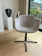 6 eetkamerstoelen Juntoo zo goed als nieuw, Huis en Inrichting, Stoelen, Ophalen, Wit, Zo goed als nieuw, Stof