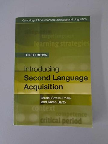 Introducing Second Language Acquisition - Third Edition