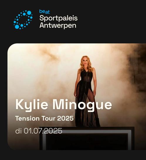 2 be.at VIP Tickets Kylie Minogue 1 juli ‘25 Sportpaleis, Tickets en Kaartjes, Concerten | Pop, Juli