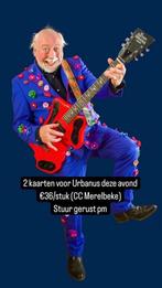 Urbanus vanavond 30/04 om 20u CC Merelbeke, Tickets en Kaartjes