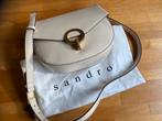 Wit lederen crossbody Sandro, Handtassen en Accessoires, Tassen | Damestassen, Ophalen of Verzenden, Zo goed als nieuw, Wit