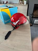 Vespa casque rouge taille L, Vélos & Vélomoteurs, Casques de cyclomoteur, Comme neuf
