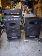Volledige discobar+koppel boxen, Muziek en Instrumenten, Ophalen, Gebruikt, Dj-set