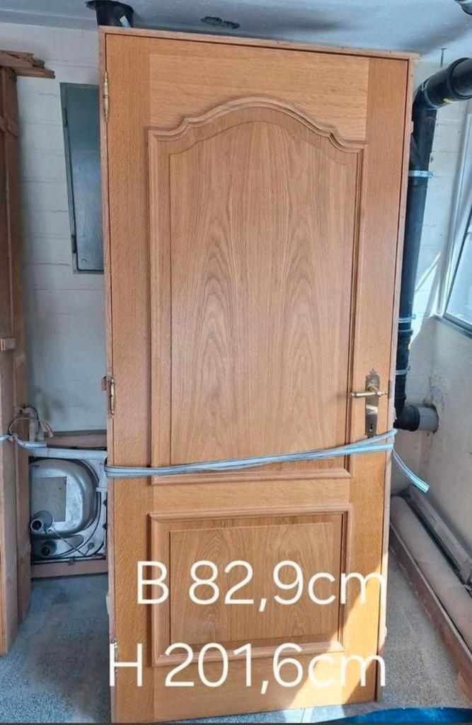 Eiken deuren, Huis en Inrichting, Kasten | Overige, Zo goed als nieuw, Ophalen