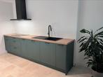 Meubles de cuisine vert mat, Nieuw, Wit, Hout