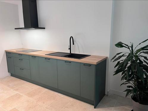 Meubles de cuisine vert mat, Huis en Inrichting, Keuken | Complete keukens, Nieuw, Wit, Hout