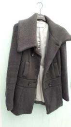 heel mooie dames jas mantel grijs taille 40 - 100% wol, Grijs, Ophalen of Verzenden