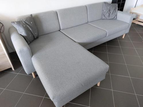 Zetel svalbard lichtgrijs, Huis en Inrichting, Zetels | Zetels en Chaises Longues, Stof, Ophalen
