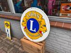 LIONS International emaille reclamebord, Verzamelen, Ophalen, Gebruikt, Reclamebord