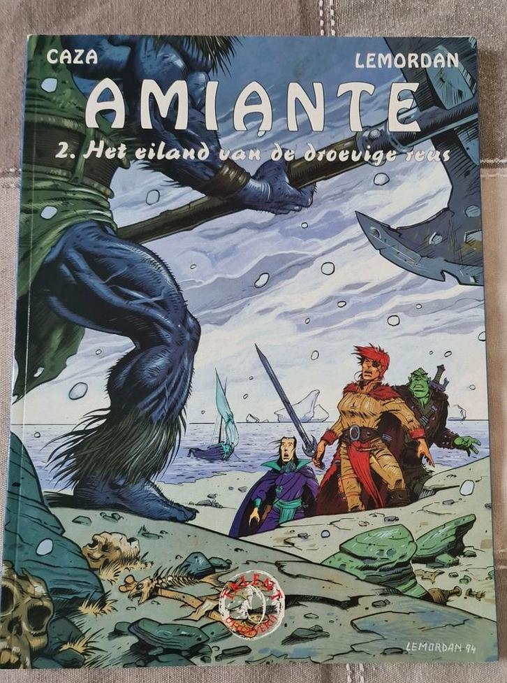 Strip : Amiante / Mathieu Salvia, Livres, BD, Comme neuf, Enlèvement ou Envoi