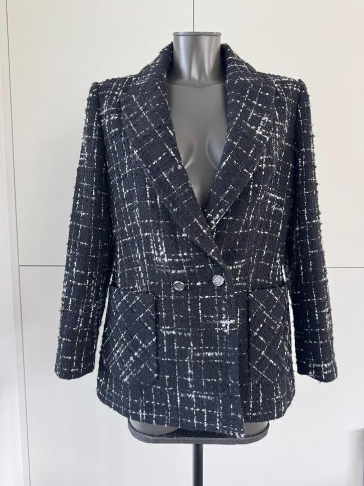 Blazer (40) van Xandres., Kleding | Dames, Jassen | Winter, Zo goed als nieuw, Maat 38/40 (M), Zwart, Verzenden