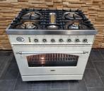 🔥Luxe Fornuis Boretti 80 cm creme met rvs Analoog klokje, Elektronische apparatuur, Fornuizen, Ophalen, 60 cm of meer, Zo goed als nieuw