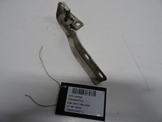CHARNIERE DE CAPOT GAUCHE Citroën Jumper (U9), Autos : Pièces & Accessoires, Citroën, Mevr. I. Hauben, Utilisé, Rue de l'Espoir 34 34
4030  GRIVEGNÉE, BE