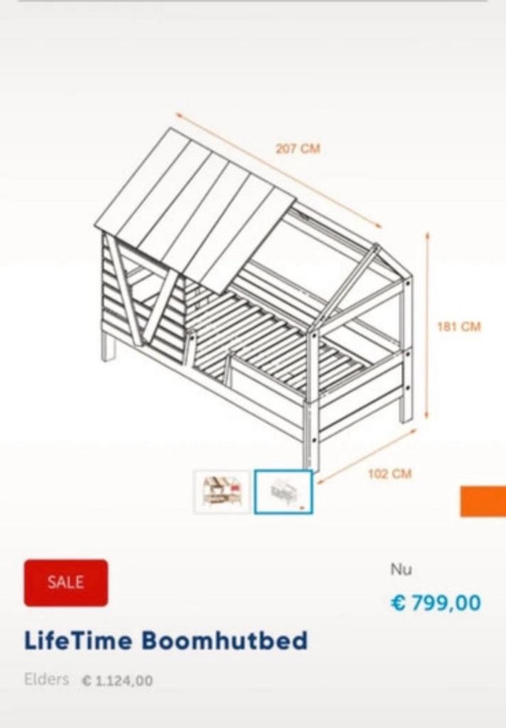 Lit Life Time, Huis en Inrichting, Slaapkamer | Stapelbedden en Hoogslapers, Ophalen, Zo goed als nieuw