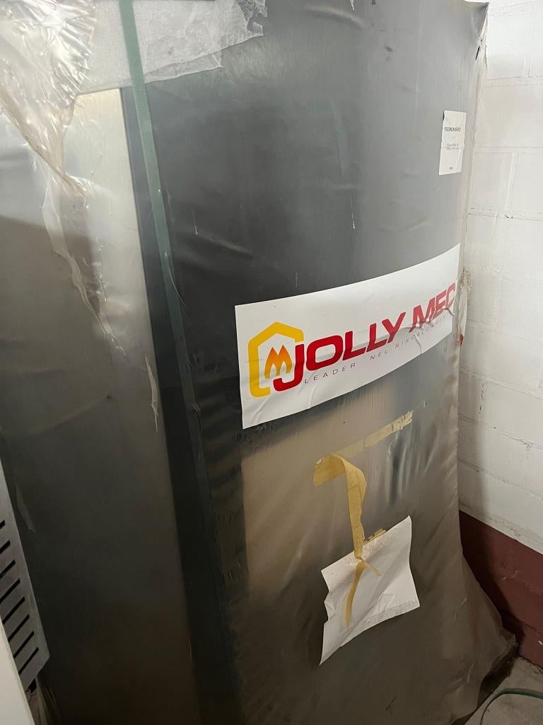 Fogo Colonne Jolly Mec hout/pellets combi, Ophalen, Gebruikt, Pelletkachel, Vrijstaand