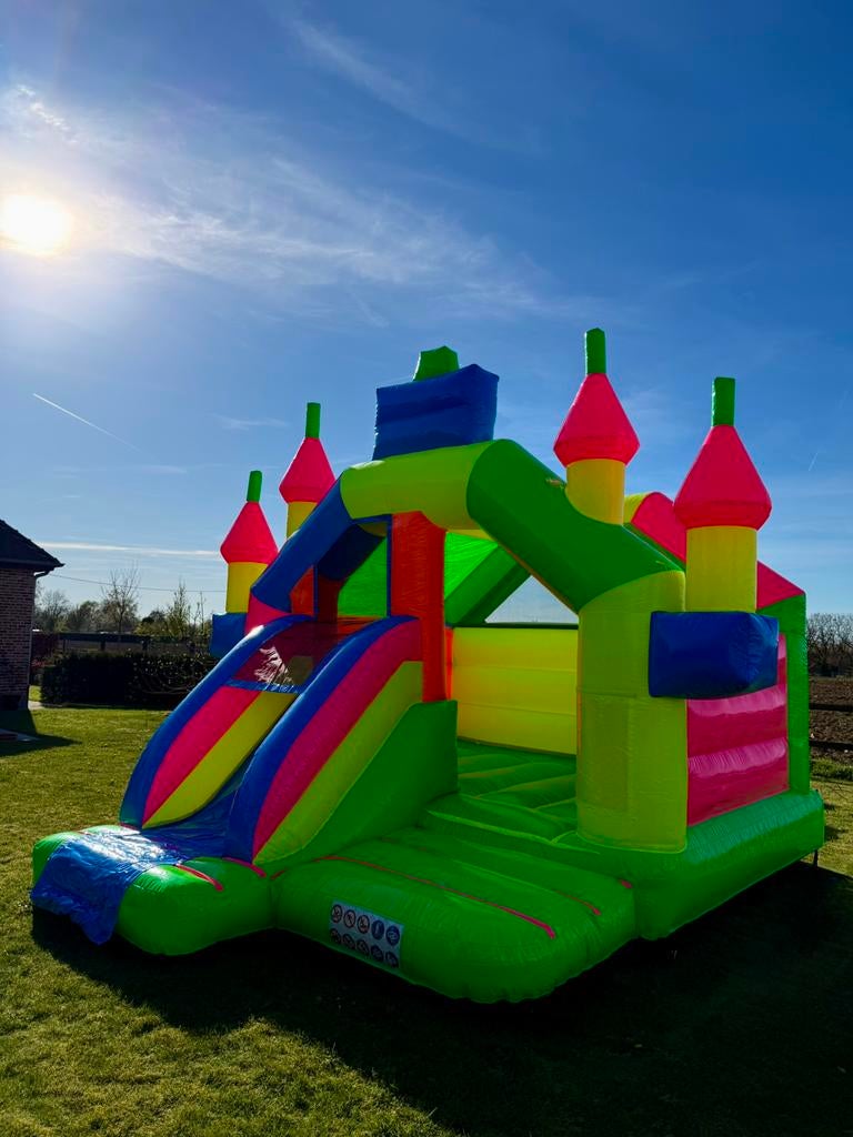 Springkasteel TE HUUR ️, Ophalen, Zo goed als nieuw