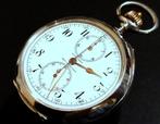 Antiek zilveren zakhorloge LONGINES CHRONOGRAAF 1906, Ophalen of Verzenden, Zilver, Zakhorloge, Longines