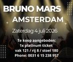 Bruno Mars Ticket / Amsterdam / za. 4 juli 2026, Tickets en Kaartjes, Evenementen en Festivals, Eén persoon