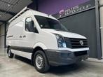 Volkswagen Crafter 2.0 TDi L2H2 topstaat!, Auto's, Euro 5, Zwart, Leder en Stof, Wit