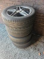 Sportieve velgen 15” + banden, Auto-onderdelen, Ophalen, 15 inch, Banden en Velgen, Personenwagen