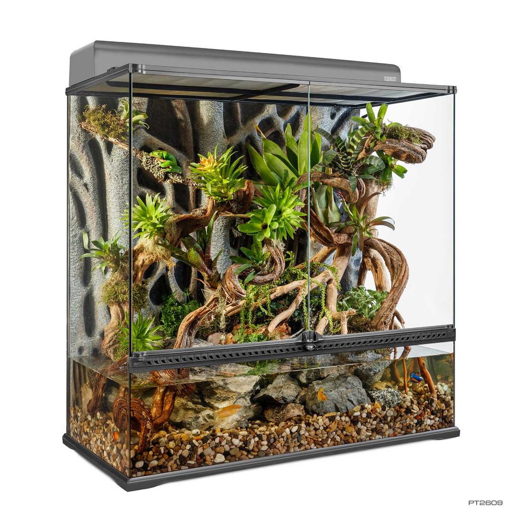 Exo Terra Terrarium Large X-Tall 90x45x90 Cm, Animaux & Accessoires, Enlèvement, Utilisé